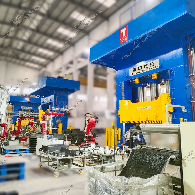 2000tons composites composites သည်စွမ်းအင်ယာဉ်ဘက်ထရီအမှုအသစ်အတွက် Hydraulic ကိုနှိပ်ပါ